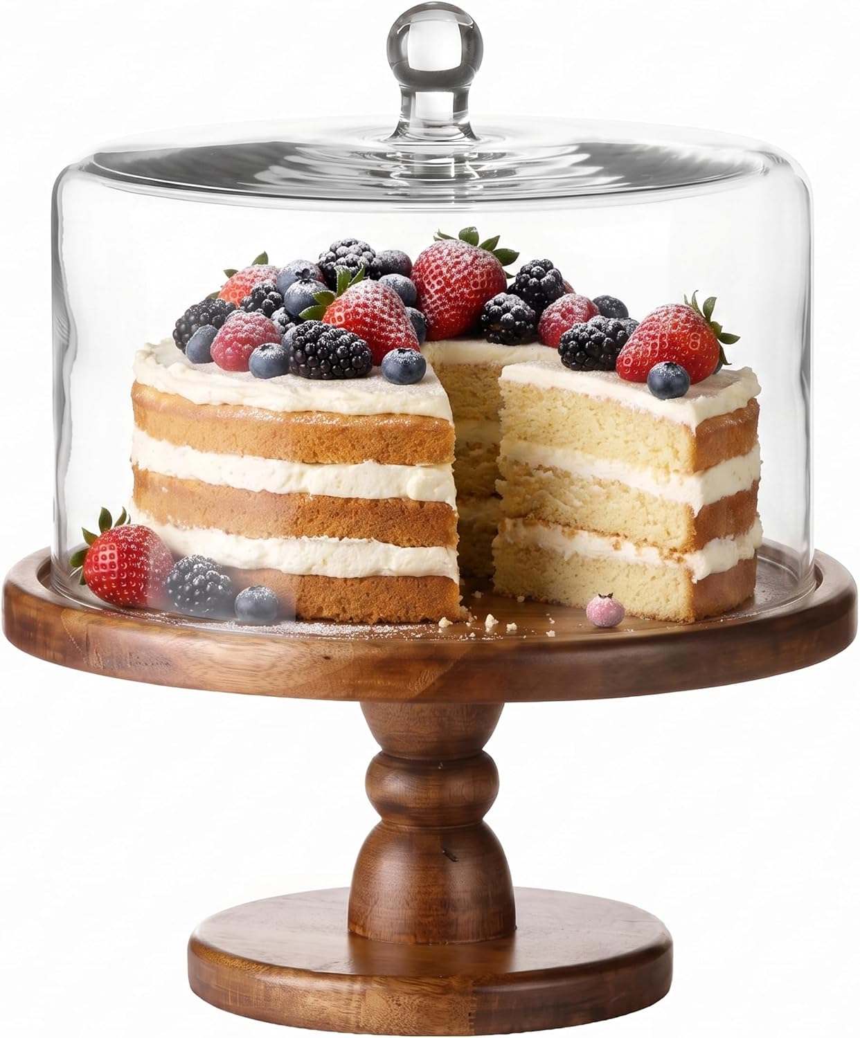 Pedestal Plate with Dome